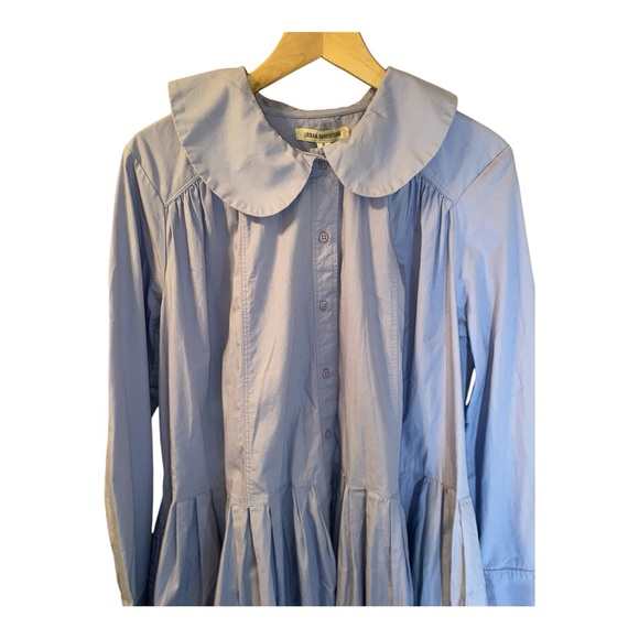 NWT Urban Outfitters Preppy Babydoll Mini Frock Dress with Peter Pan Collar - Picture 8 of 13